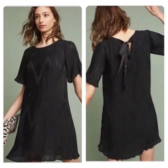 Anthropologie Sunday’s in Brooklyn Plissé Pleats Dress - Picture 1 of 9